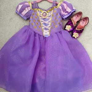 Brand New without Tags Disney Store Rapunzel Princess Dress Costume
